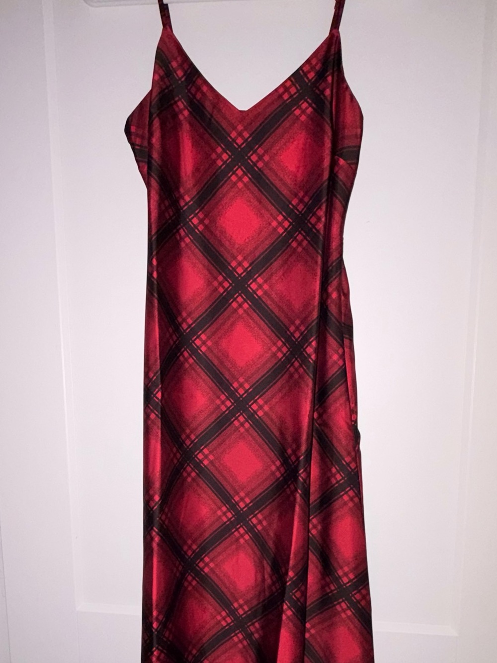 Rachel Zoe XS Full Length Maxi Form Fitting Slip Dress Christmas/Winter Seasonal